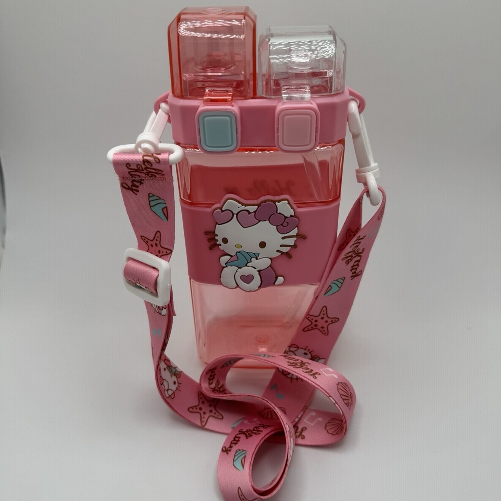Hello Kitty Sanrio Pink 520ml Double Wall Travel Tumbler Reusable Water Cup